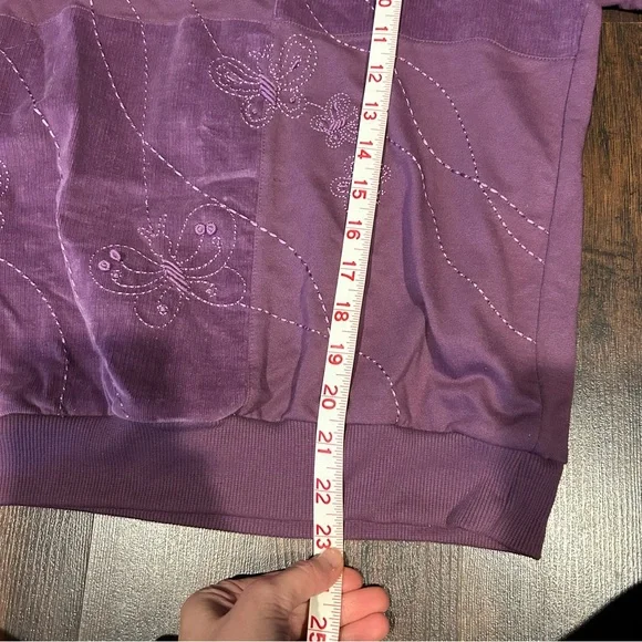 [Alfred Dunner] Patchwork Turtleneck Sweatshirt - Picture 5 of 5